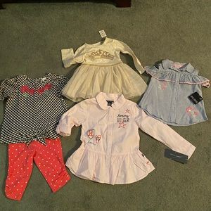 BABY GIRL LOT OF 5 ITEMS. EVERYTHING BRAND NEW!